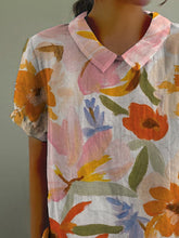 Load image into Gallery viewer, Women&#39;s Art Floral Vintage Casual Shirt