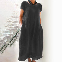 Load image into Gallery viewer, Loose Solid Color Dress