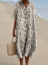 Load image into Gallery viewer, Midnight Spring Field Pattern Printed Women's Flowy Dress