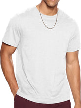 Load image into Gallery viewer, Men's Summer Round Neck Drop Shoulder Solid Color Short Sleeve T-Shirt