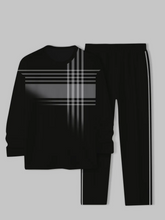 Load image into Gallery viewer, Men's Simple Colorblock Round Neck Casual Sports Set 0133