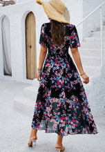 Load image into Gallery viewer, Floral Tummy-Covering Flattering Dress