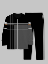 Load image into Gallery viewer, Men's Simple Colorblock Round Neck Casual Sports Set 091