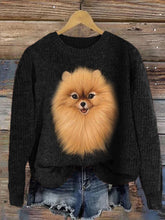 Load image into Gallery viewer, Fluffy Pom Dog Plush Cozy Knit Sweater