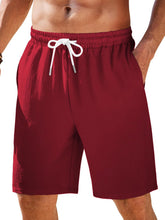 Load image into Gallery viewer, Men's Hawaiian Beach Solid Color Comfortable Solid Color Shorts