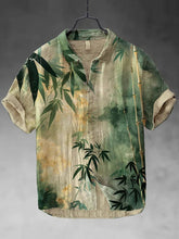 Load image into Gallery viewer, Men's Floral Bird Butterfly Art Print Short Sleeve Shirt