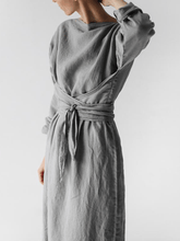 Load image into Gallery viewer, Women&#39;s Loose Casual Cotton Linen Dress