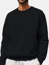Load image into Gallery viewer, Men's Comfortable Solid Color Crew Neck Sweatshirt