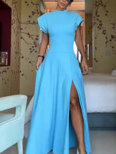 Load image into Gallery viewer, Chic slim fit dress with flying sleeves