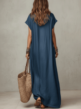 Load image into Gallery viewer, Effortless Bohemian Flow Relaxed Maxi Dress