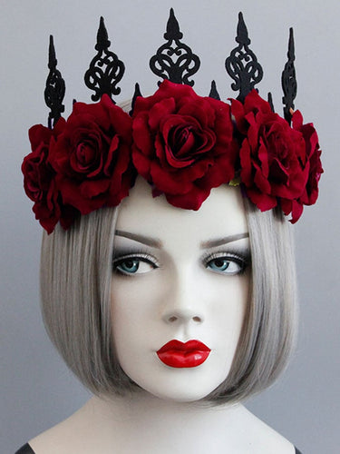 Halloween Vintage Rose headwear