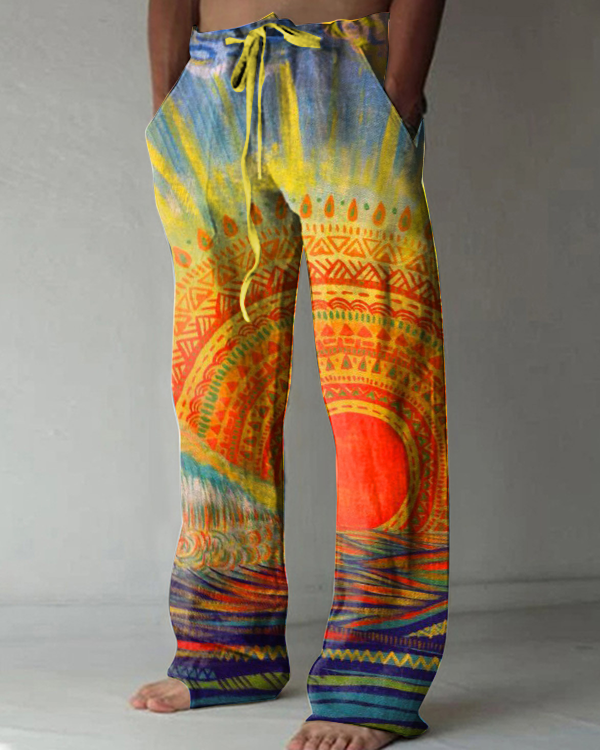 Men's Vintage Art Hippie Casual Pants