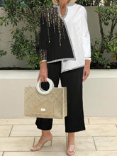 Load image into Gallery viewer, V-neck Asymmetric Shirt &amp; Pants Suit