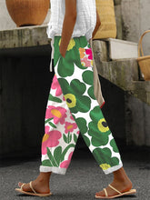 Load image into Gallery viewer, Women&#39;s Printed Casual Trousers