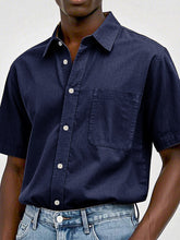 Load image into Gallery viewer, Men's Fashion Casual Retro Pure Cotton Lapel T-shirt