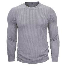 Load image into Gallery viewer, Men's Striped Round Neck Simple T-shirt
