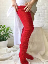 Load image into Gallery viewer, Soft Warm Over Knee Extra Long Knitted Socks