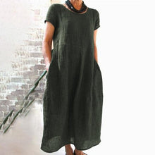 Load image into Gallery viewer, Loose Solid Color Dress