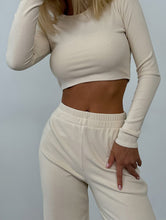 Load image into Gallery viewer, Fashion Casual Solid Color Slacks &amp; Slim Knit Two-Piece Set