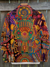 Load image into Gallery viewer, Retro Mexican Mayan Tribal Art Print Casual Denim Jacket