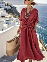Load image into Gallery viewer, Women'S Loose Solid Color Dress