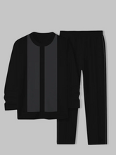 Load image into Gallery viewer, Men's Simple Colorblock Round Neck Casual Sports Set 097
