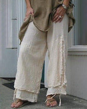 Load image into Gallery viewer, Women Casual Cotton &amp; Linen Solid Color Pants