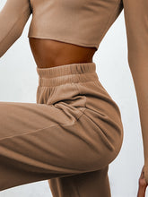 Load image into Gallery viewer, Fashion Casual Solid Color Slacks &amp; Slim Knit Two-Piece Set
