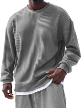 Load image into Gallery viewer, Men's Casual Solid Color Pit Long Sleeve T-Shirt