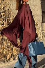 Load image into Gallery viewer, Women's Irregular Hem Satin Top