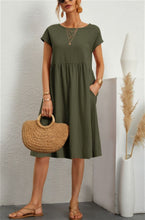 Load image into Gallery viewer, 🔥 50% OFF Summer Last Sale  🔥Women's Short Sleeve Cotton And Linen Dress-