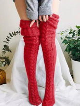 Load image into Gallery viewer, Soft Warm Over Knee Extra Long Knitted Socks