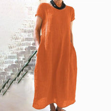 Load image into Gallery viewer, Loose Solid Color Dress