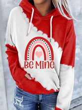 Load image into Gallery viewer, Women's Happy Valentine's Day Print Hoodie