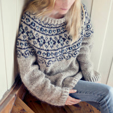 Load image into Gallery viewer, Vintage Beautiful Norwegian Knit Jacquard Crew Neck Sweater（Unisex）