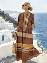 Load image into Gallery viewer, Women'S Casual Printed Round-Neck Short-Sleeved Dress