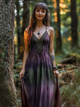 Load image into Gallery viewer, Vintage Celtic Knot Gradient Art Sling Dress