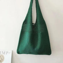 Load image into Gallery viewer, Retro Hollow Hand-Held Shoulder Knitted Wool Bag