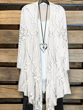 Load image into Gallery viewer, Classy Floral Lace Embroidered Flowy Cardigan