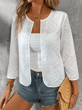 Load image into Gallery viewer, Ladies Casual Cardigan With Hollow Jacquard