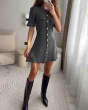 Load image into Gallery viewer, Casual All-match Crewneck Knitted Dress