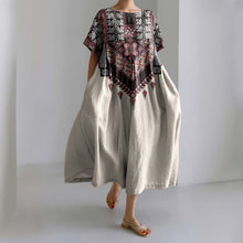 Load image into Gallery viewer, Be Freedom And Hope Peace Forever  Linen Blend Maxi Dress