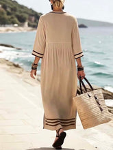 Load image into Gallery viewer, Women'S Loose Striped Print Dress