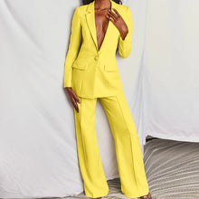 Load image into Gallery viewer, Fashion casual professional suit suit