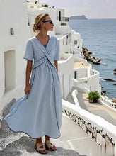 Load image into Gallery viewer, Women'S Loose Striped Print Dress