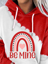Load image into Gallery viewer, Women's Happy Valentine's Day Print Hoodie