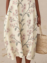 Load image into Gallery viewer, Women'S Round Neck Sleeveless Color-Block Printed Dress