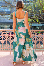 Load image into Gallery viewer, Everyday Multicolor Square Neck Floral Print Maxi Dress