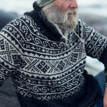 Load image into Gallery viewer, Vintage Beautiful Norwegian Setesdals Knit Jacquard Crew Neck Sweater（Unisex）