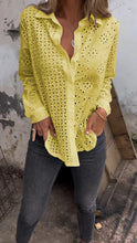 Load image into Gallery viewer, White Shirt with Hollow Design